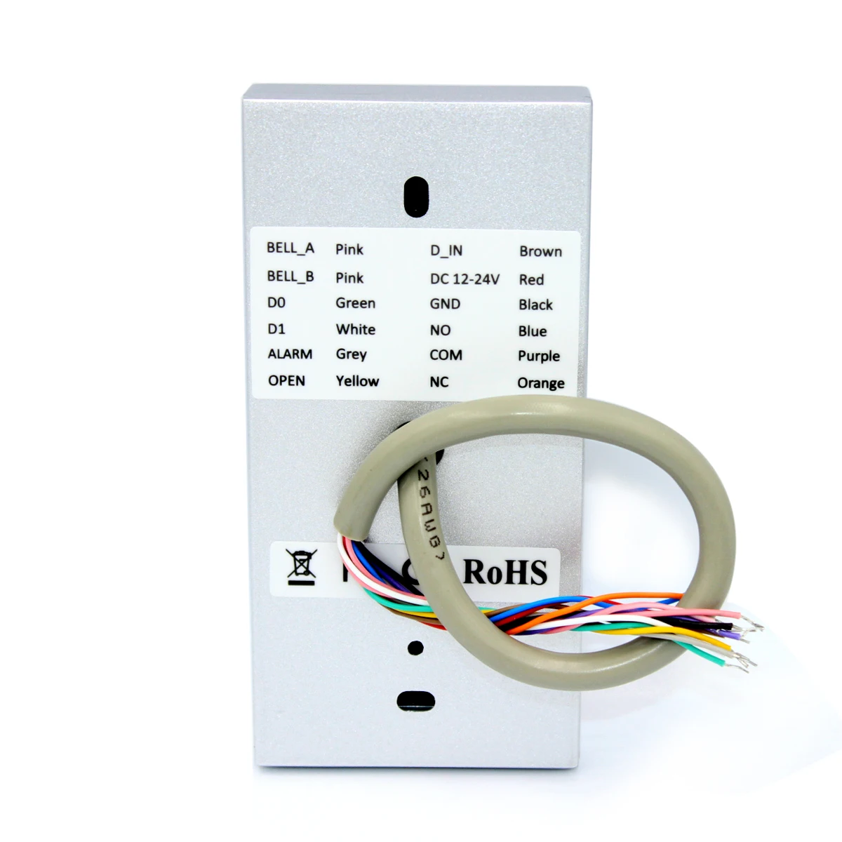 RFID 125KHz Metal Backlight Access Controller Electric Lock Door Exit Switch Power Supply Waterproof Access Control System Kit