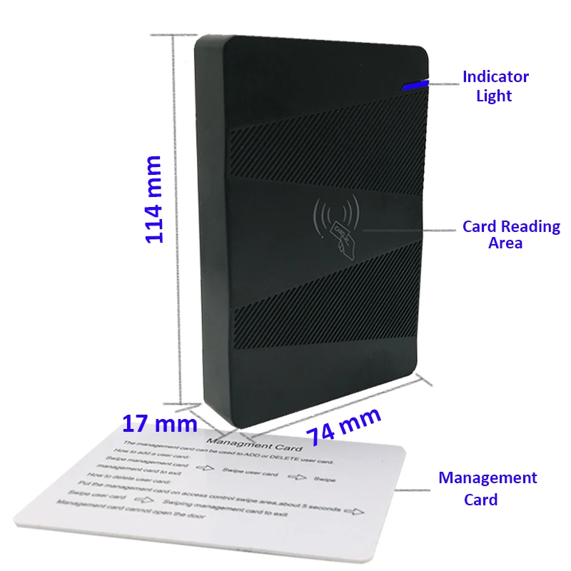 IP65 Waterproof RFID EM 125khz Proximity Card Outdoor Touch Keypad Controller Door Access Control System