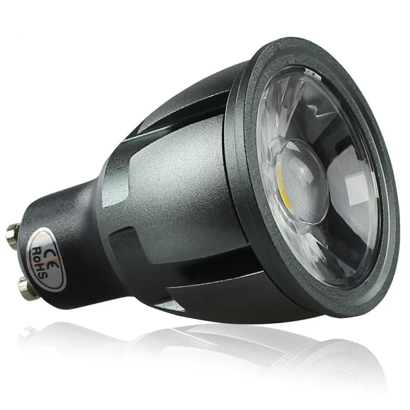 10 szt. Żarówka Led GU10 3W 5W 7W 110 220v 240v lampa COB ciepła biała 3000k naturalny biały 4000k biała 6500k oszczędność energii