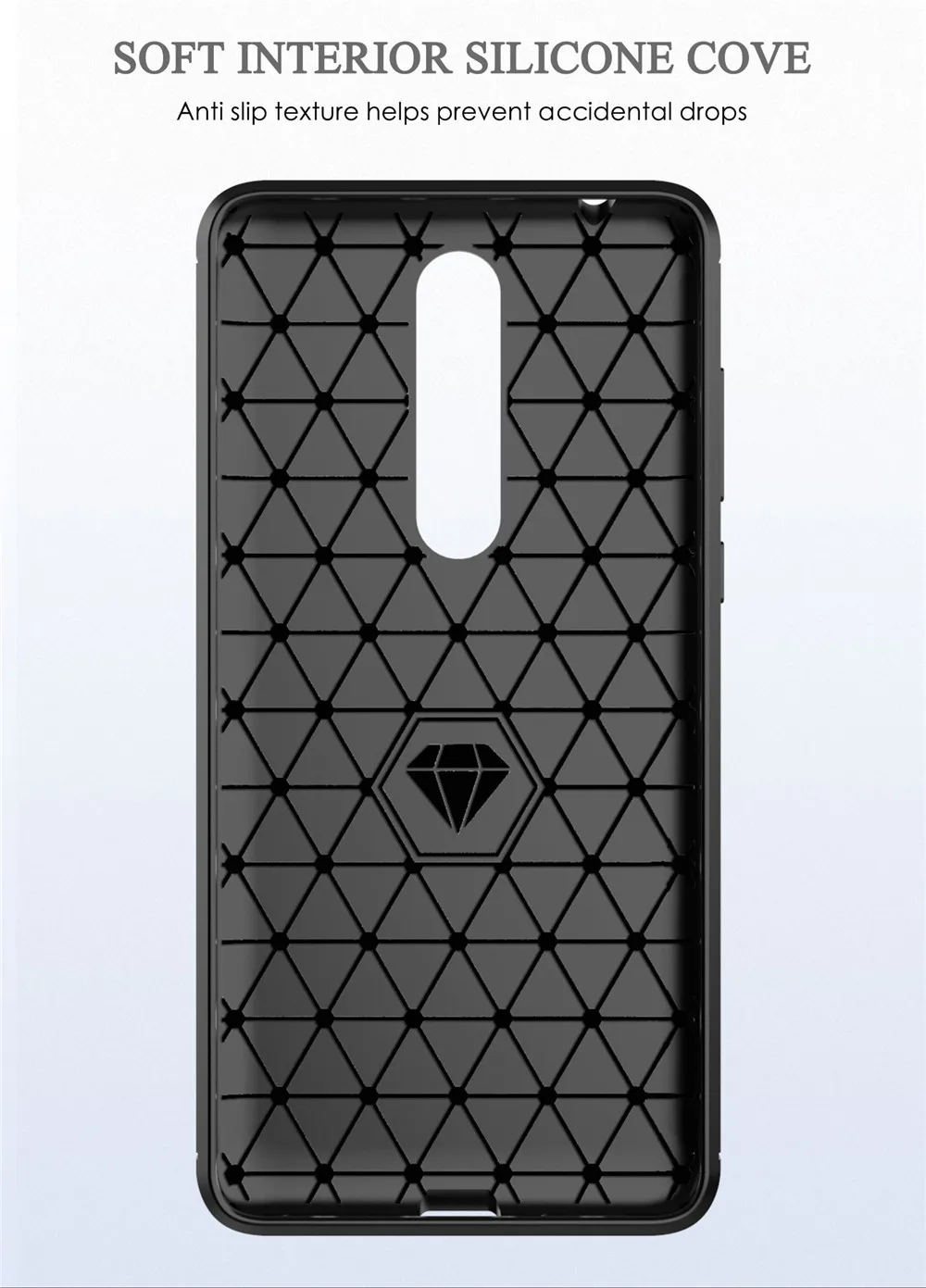 For Nokia 3.1 Plus TA-1118 TA-1125 Case Carbon Fiber Skin Full Soft Silicone Cover For Nokia 3.1 Plus Nokia3.1 TA-1049 TA-1057