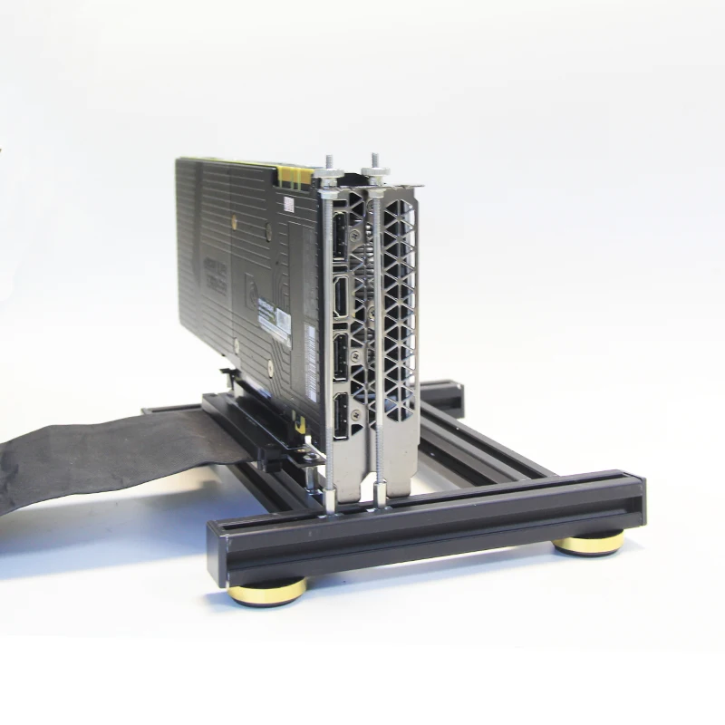 Soporte para tarjeta de vídeo externa, base para tarjeta gráfica de escritorio, aleación de aluminio, bricolaje