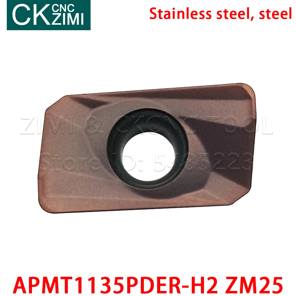Fresadora de carboneto com ombro quadrado, ferramenta de torno para corte cnc com ponta quadrada de alta qualidade familiar, apmt 1135 pder