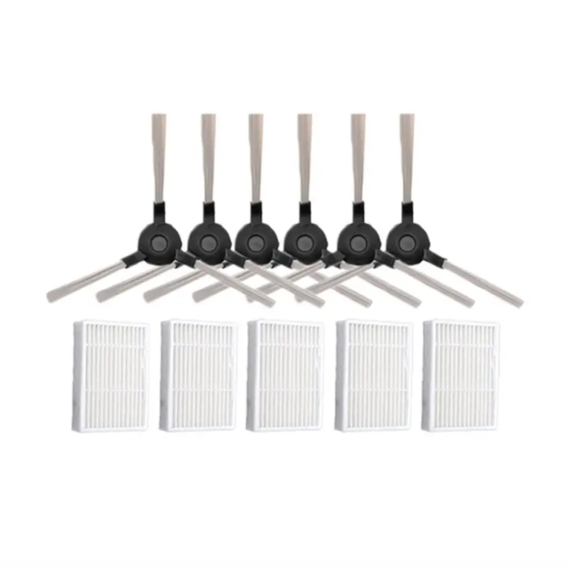 مكنسة كهربائية فلتر HEPA فرشاة جانبية للباندا X600 Kitfort KT504 الروبوتية مكنسة كهربائية إكسسوارات قطع غيار