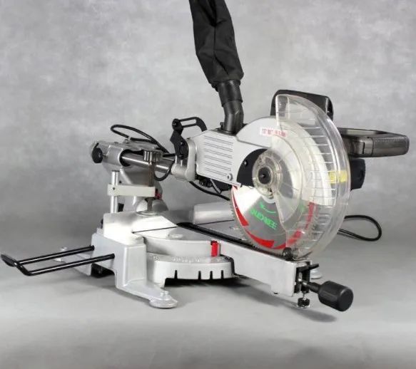 10 inch double slide bar saw miter saw with laser positioning