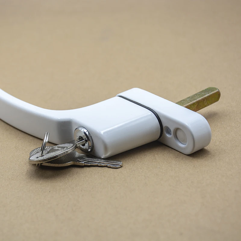 Alloy Inner Flat Open Inner Open Curtain Wall Doors And Windows Hardware Accessories Shift Fork Arc Handle Window Handle