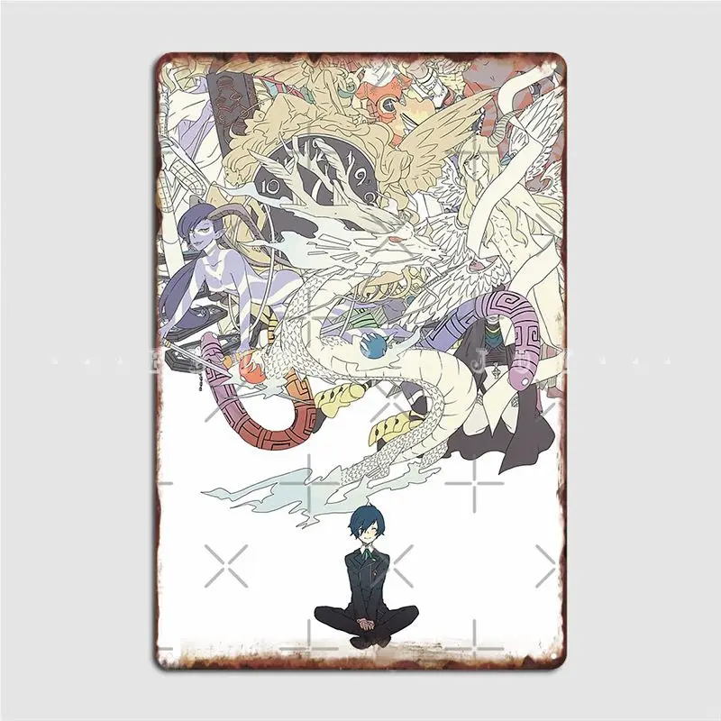 Strong Social Links Persona 3 Metal Plaque Poster Wall Pub Home Retro Mural Painting Tin Sign Poster