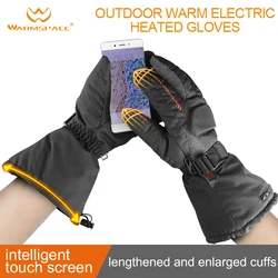 WARMSPACE Electric Heated Gloves Temperature Regulation With Safe Rechargeable Lithium Battery For Riding Skiing Warm In Winter