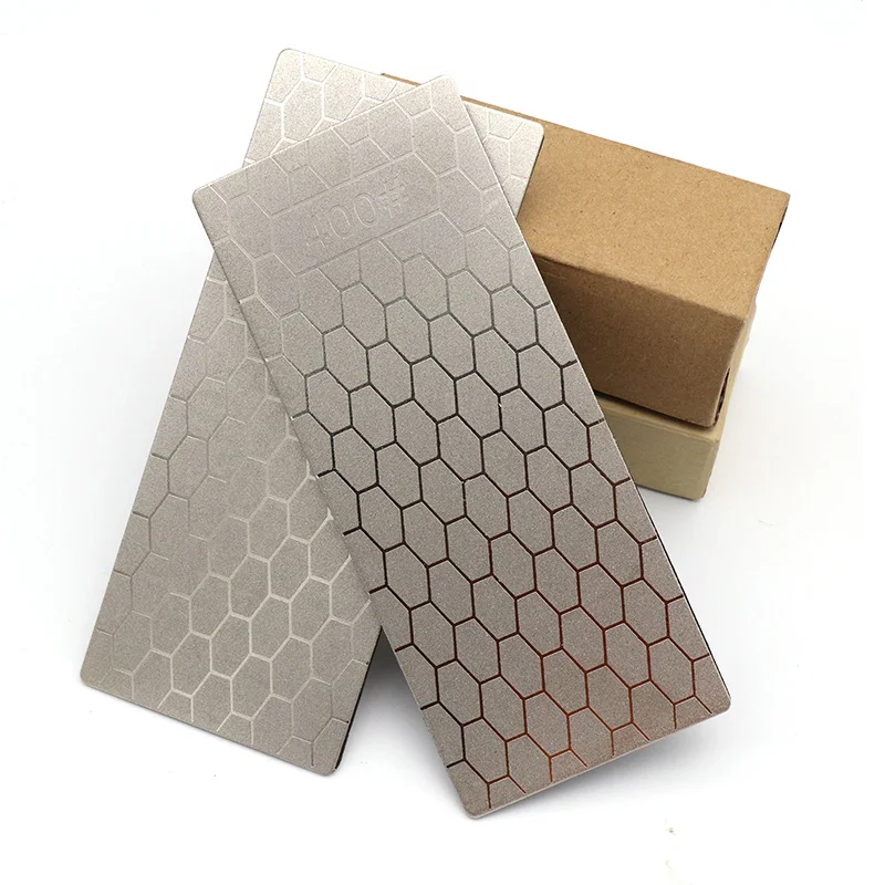 1pcs Thin Honeycomb Diamond Sharpening Stone 400 Grit Knives Whetstone Knife Sharpener Kitchen Grinder Abrasive Tool Can Paste