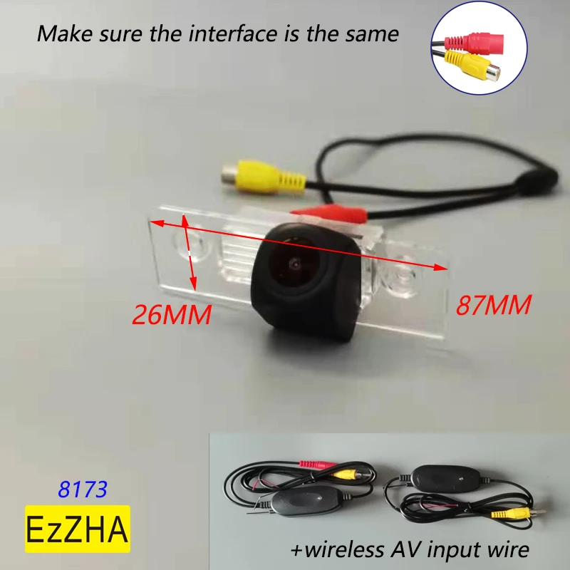 

Fisheye Dynamic Trajectory Car Rear View Reverse backup Camera rearview parking For SKODA ROOMSTER /For OCTAVIA TOUR /for FABIA