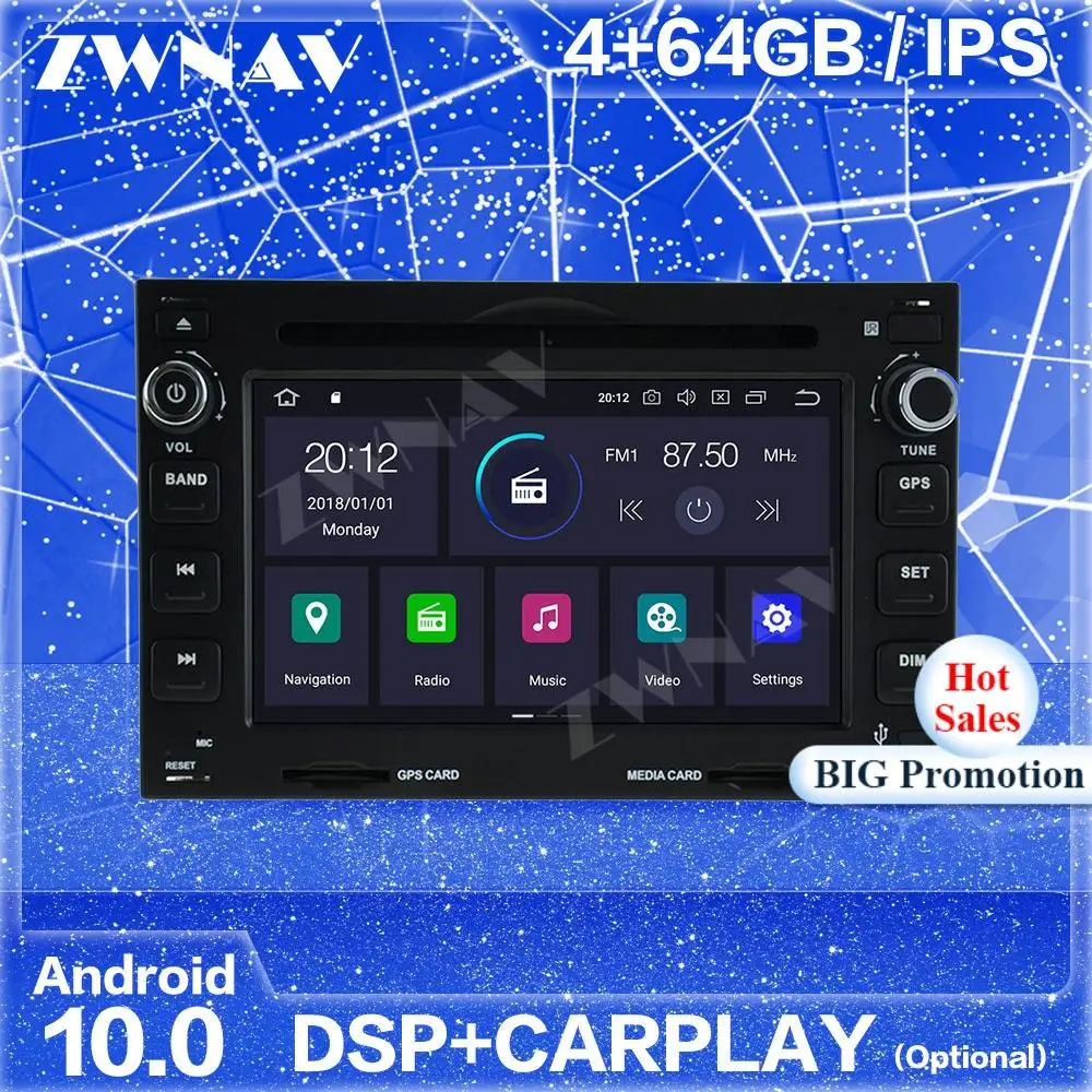 Carplay IPS Android Screen For VW PASSAT B5 GOLF 4 POLO BORA JETTA SHARAN T5 Auto Radio Audio Stereo Multimedia Player Head Unit