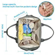 Waterproof Diaper Backpack with USB #4