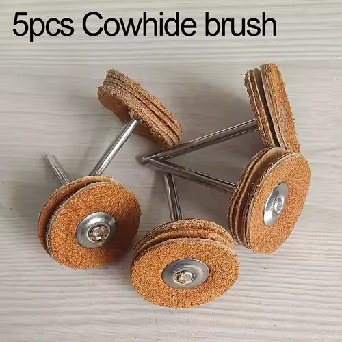 1" Wool Felt Grinding Sanding Head Abrasive Buffing Wheel 2.35/3mm Shank Cotton Thread Polishing Mini Brush for Dremel Dril - Image 19