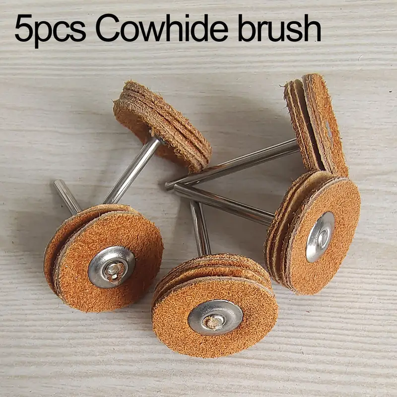 1" Wool Felt Grinding Sanding Head Abrasive Buffing Wheel 2.35/3mm Shank Cotton Thread Polishing Mini Brush for Dremel Dril - Image 19