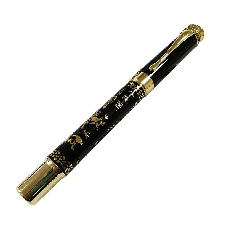 Fine Fountain Pen 1 Pen Plus Two Nibs Chinese Classical Style Calligraphy Write Signature Gift Pen Student Stationery Office