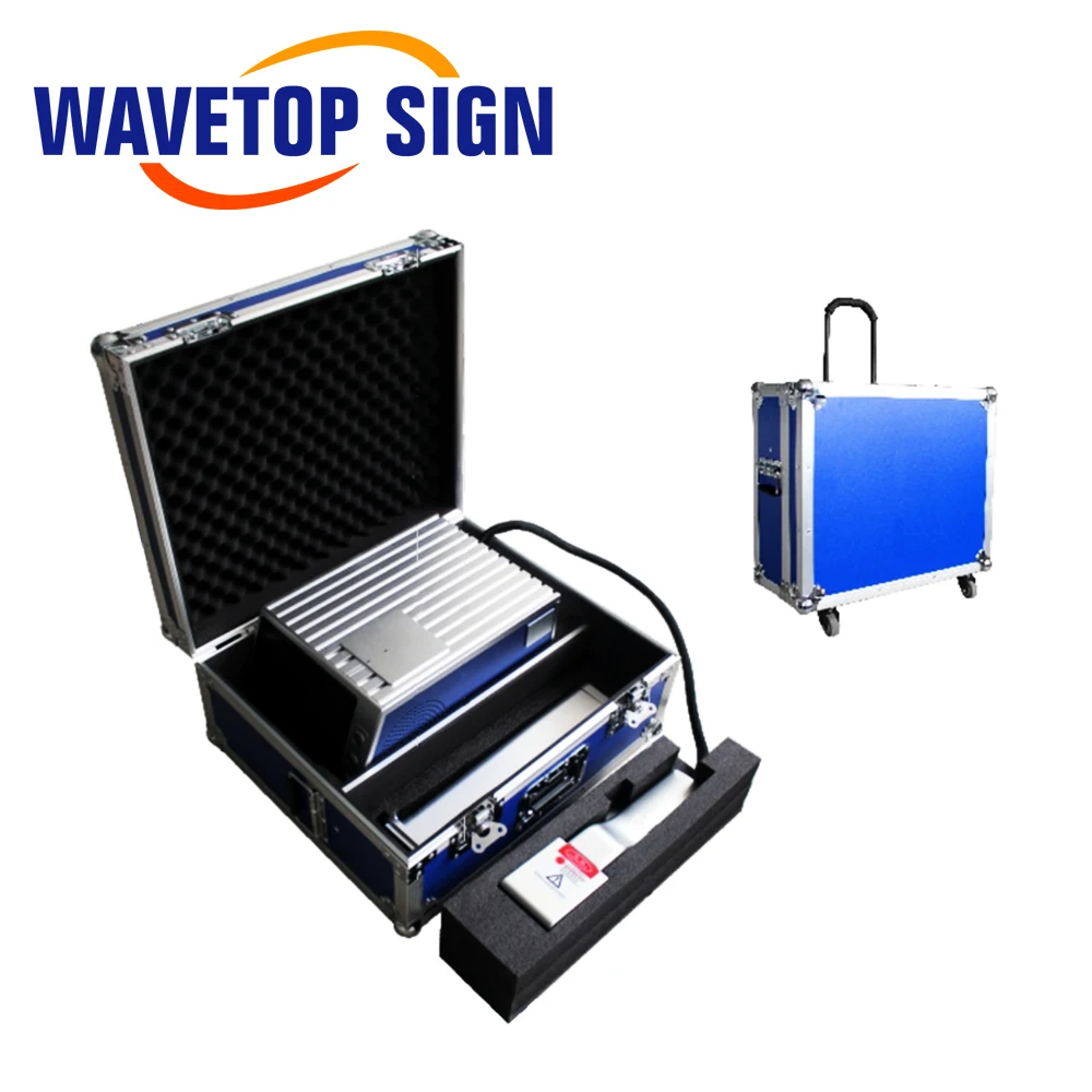 WaveTopSign 20-30 واط آلة التعليم بليزر الألياف الذكية 110*110-300*300 منطقة العمل لوضع علامات على المعادن الفولاذ المقاوم للصدأ ذاتية الصنع