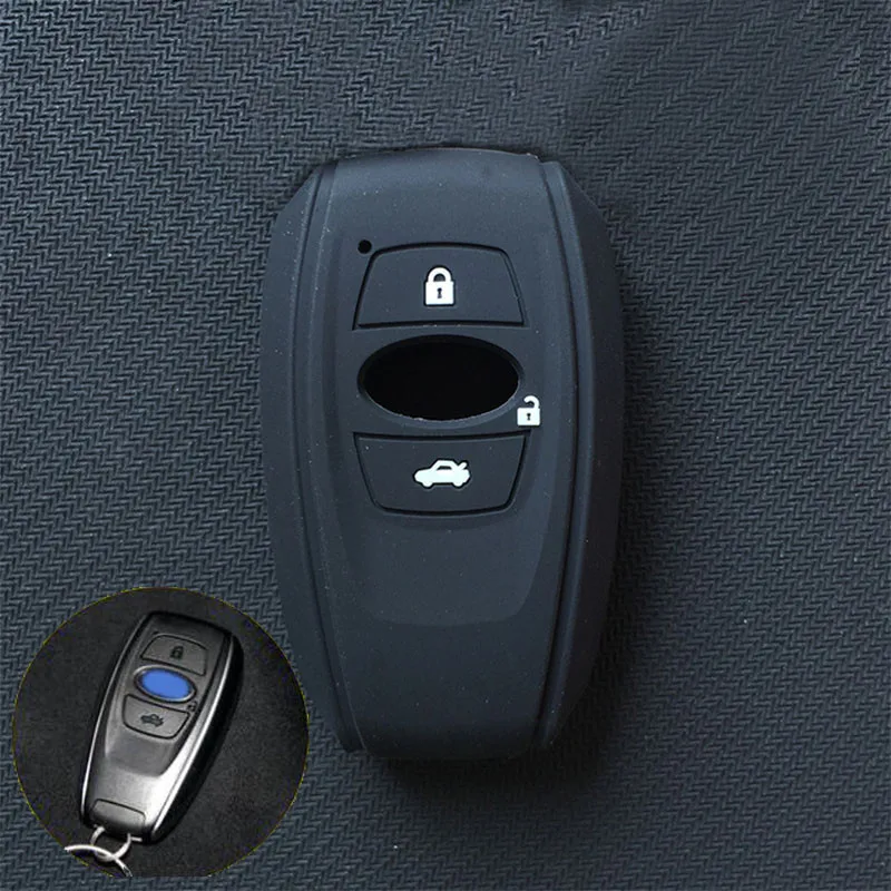 Silicone Key Cover For Subaru Forester Outback Legacy Impreza XV BRZ VIZIV LEVORG Ascent Crosstrek Revoge Trezia Tribeca Exiga