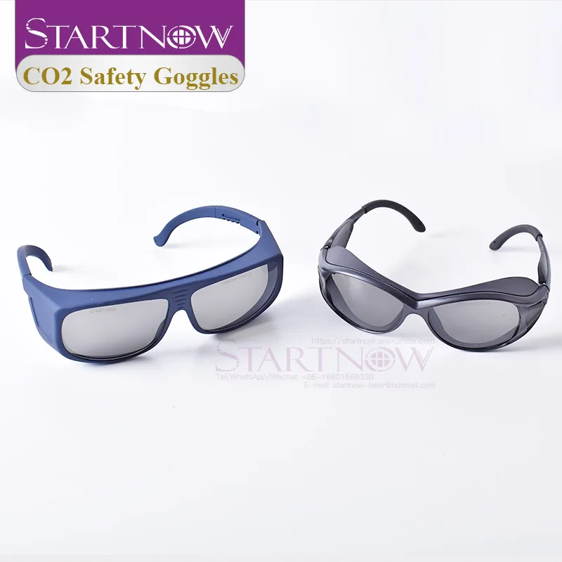 Startnow Laser Protection Goggles OD4+ 10.6um CE CO2 Cutting Marking Machine Parts Protective Eyewear Shield Safety Glasses