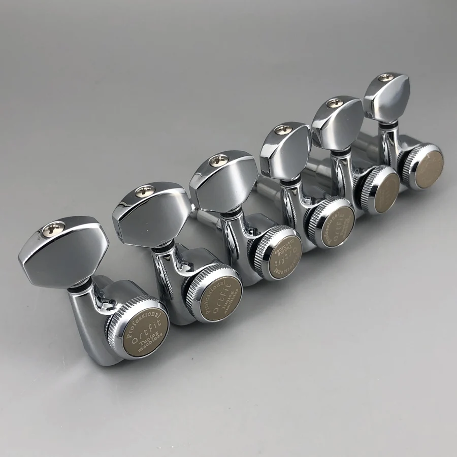 Guitar Locking Deluxe Machine Head Tuners Tuning Pegs SG Series Chrome Finish Right Hand Left Hand Available