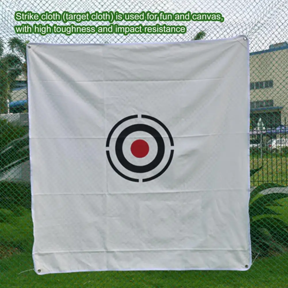 Practical Indoor Training Driving Range Target Canvas Practice Backstop Target Wear Resistant for Golf Training