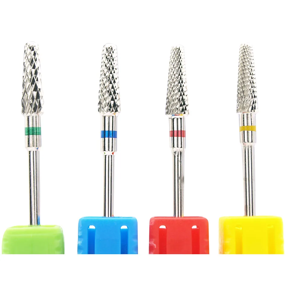 KIMAXCOLA 2019 New!Carbide nail drill bit electric nail file drill bit coarse carbide drill 3/32'' high quality Nail file L0414