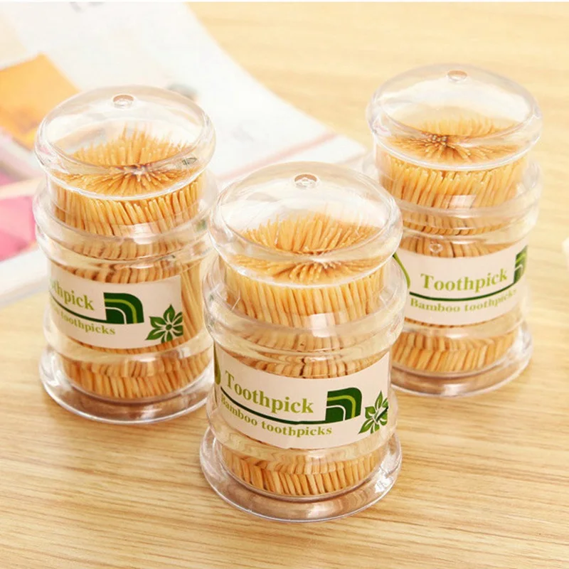 200PCS/ Box Disposable Toothpicks Wood Dental Natural Bamboo Toothpick For Home Restaurant Hotel Products Toothpicks Tools