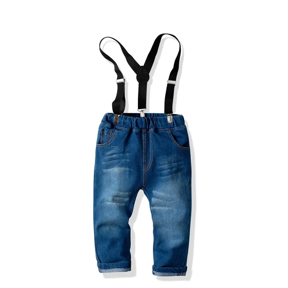 2020 Children's Clothing 2Pcs/Set Kids Baby Boys Business Tracksuit Solid T-Shirt+ Pants Suit For Boy Formal Party Wedding 1-6Y image 4