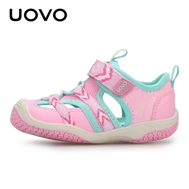 Little Kids Shoes Fashion Footwear Closed Toe 2024 New Arrival Sock Style Durable Rubber Sole Boys And Girls Sandals #23-28