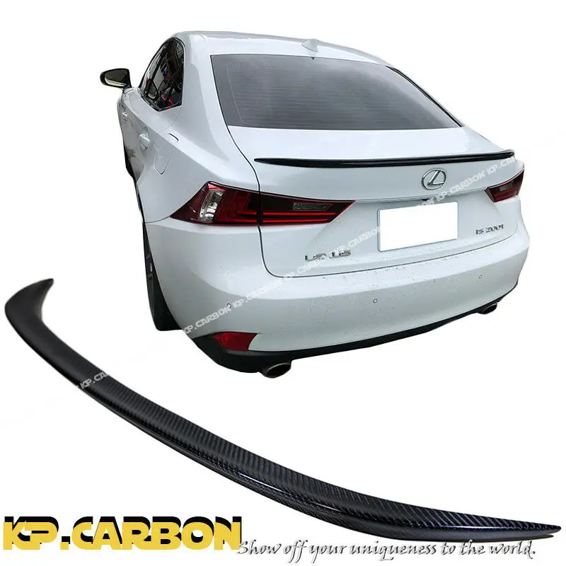 Fit For LEXUS 2014 2015 2016 IS250 IS350 Sport Type Carbon Fiber Trunk Spoiler Tail Wing