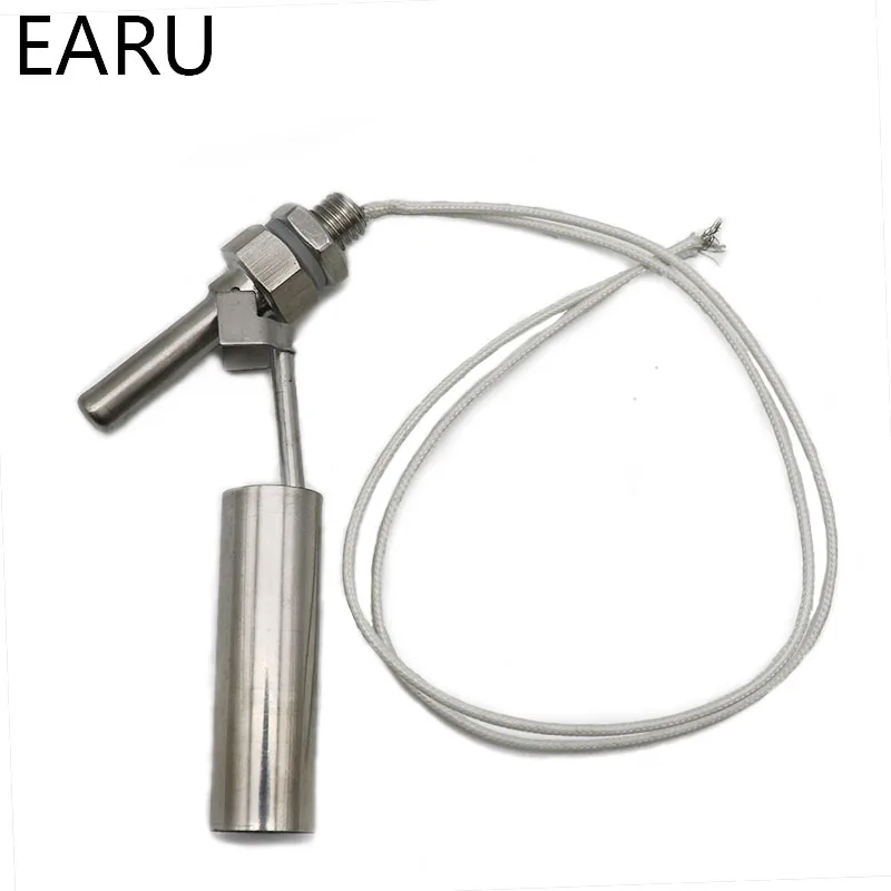 1pc Water Level Sensor Liquid Float Switch Tank Pool Aquarium Stainless Steel Water Pump Switch Metal Float Switch Controller