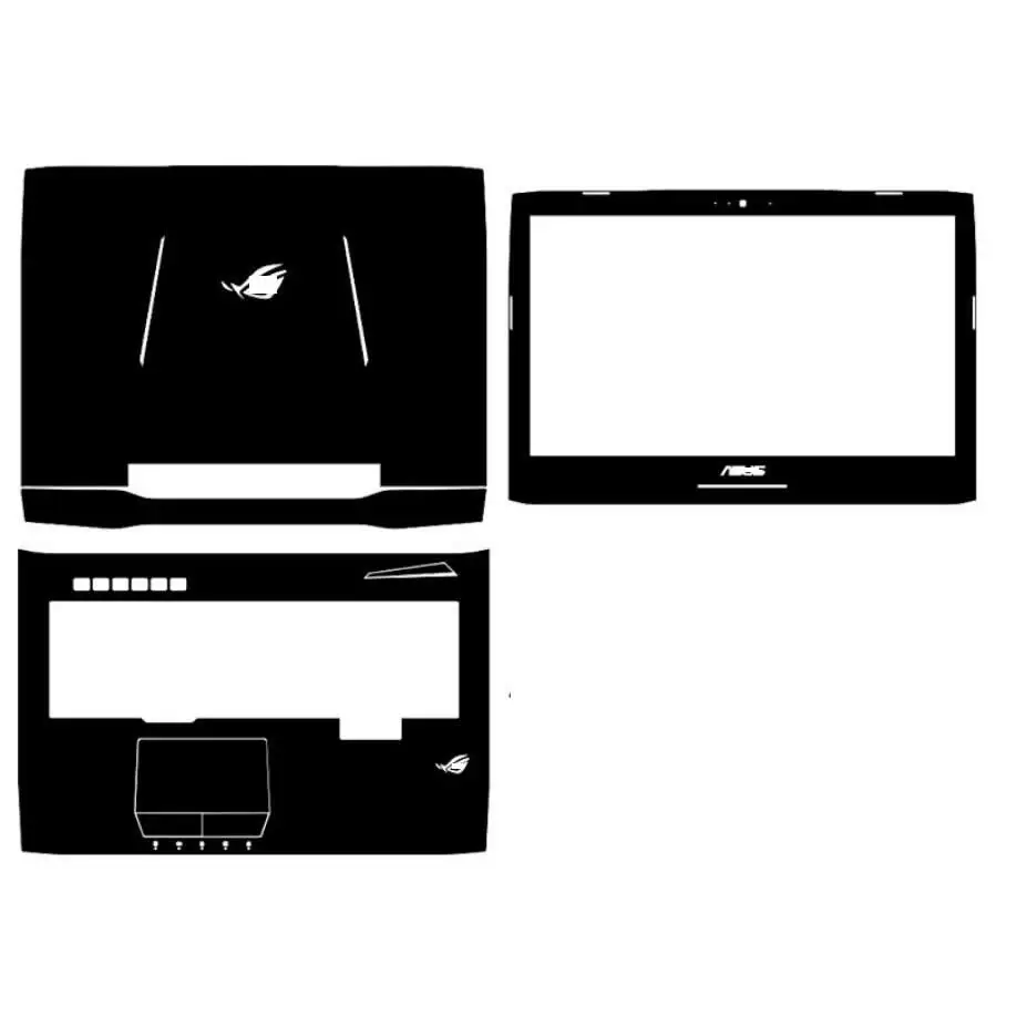 

KH Laptop Sticker Skin Decals Cover Protector Guard for ASUS G752 GFX72