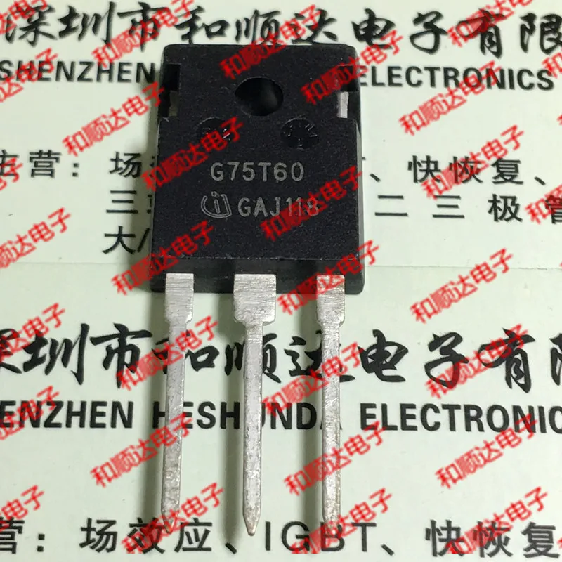 Original New / 2pcs / G75T60  TO-247