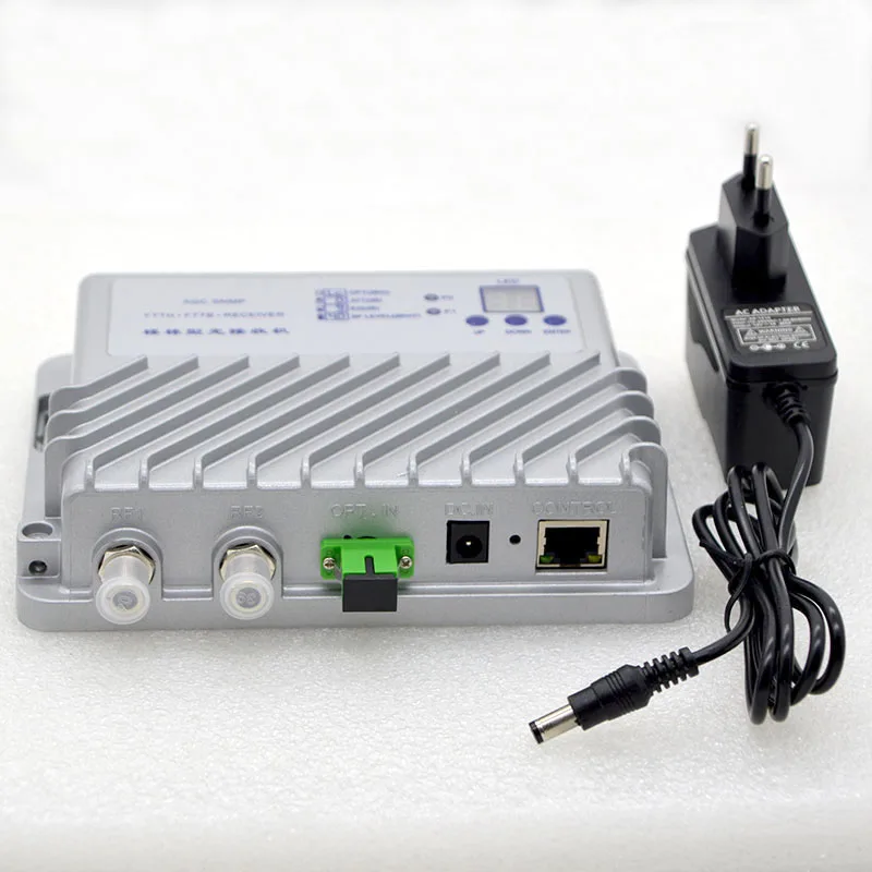 1PCS New FTTH/FTTB 1100~1600nm Digital Television Optical Receiver With AGC,ATT,EQ Broadband Optical Receiver Wholesale