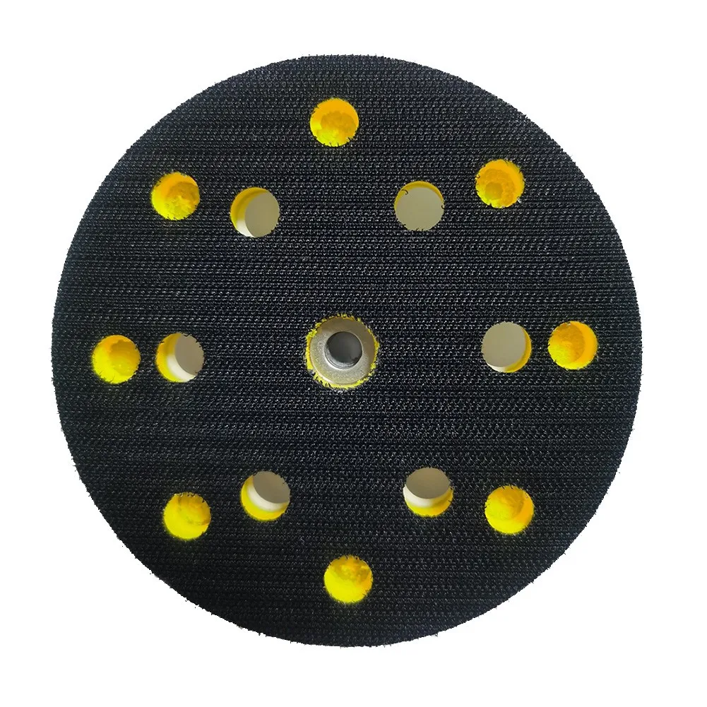 Backing Plate For Dual Action Polisher DA Polisher Backing Plate Back Holder 5 Inch 125mm 15Holes Polishing Pad