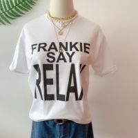 sunfiz HJN Frankie Say Relax Shirt Tv Show Friends Tshirt Tee from Friends Tv Series Friends Gift Christmas gift