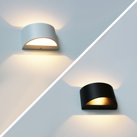 Modern 6W LED Indoor Wall Lamp Bedroom Bedside Lamp Home Hotel Lighting Living Aisle Decorate Aluminum Sconce Wall Light Fixture