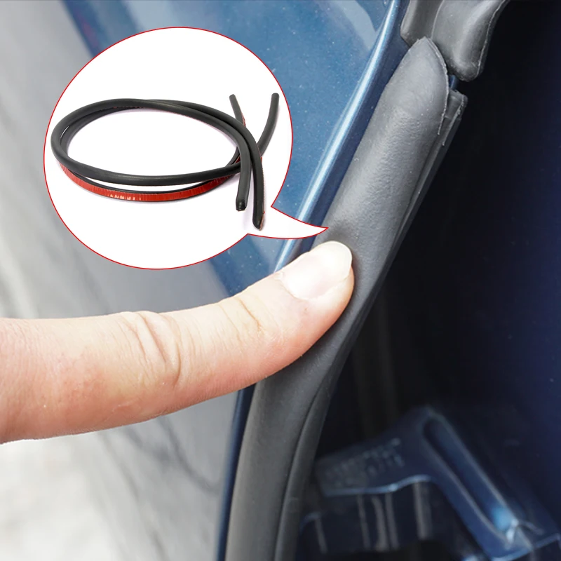 

2pcs*90cm Car B Pillar Column Protector Seal Noise Insulation Car Door Weatherstrip Edge Sealing Strips Sticker Car Accessories