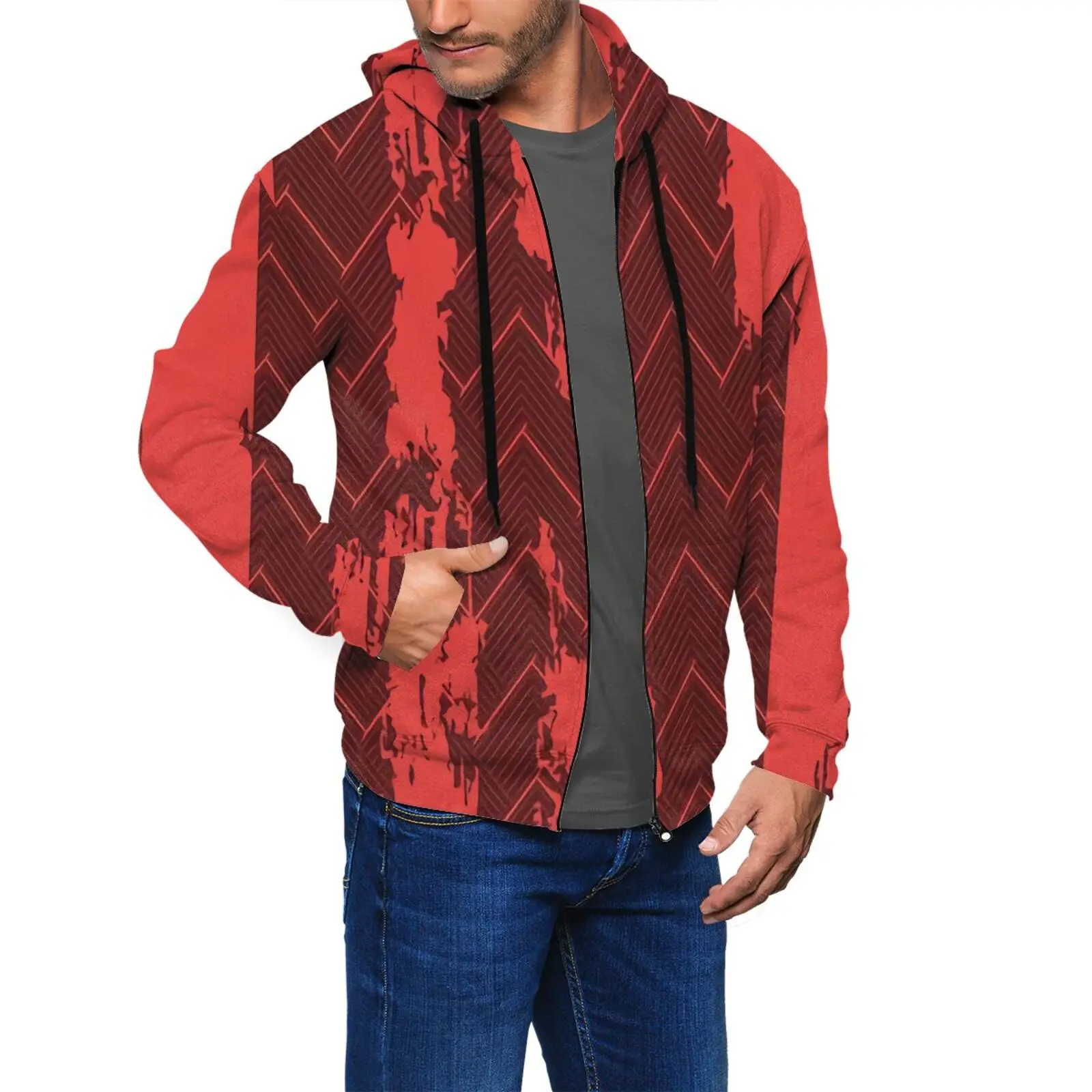 Plus Size Zip Hoodie4