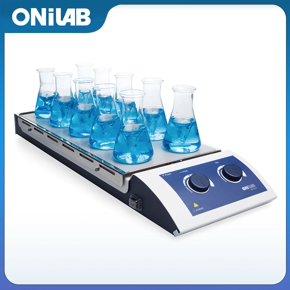 Onilab RCT-S10 lab 10-channel multi-canais clássico hotplate agitador magnético