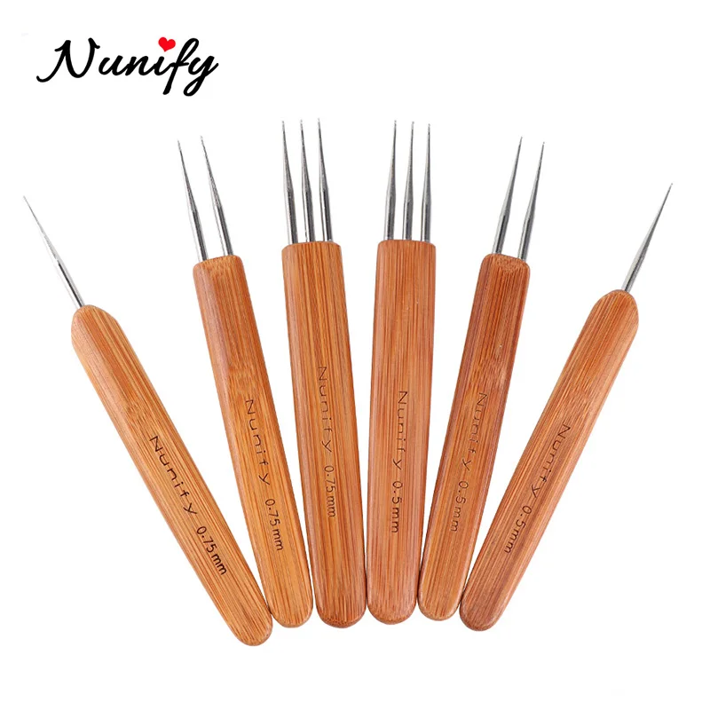 0.5Mm 0.75Mm Dreadlock Needle 1Pcs Crochet Hook For Dread Hair New Brand Quality Hook Needle For Crochet Braids