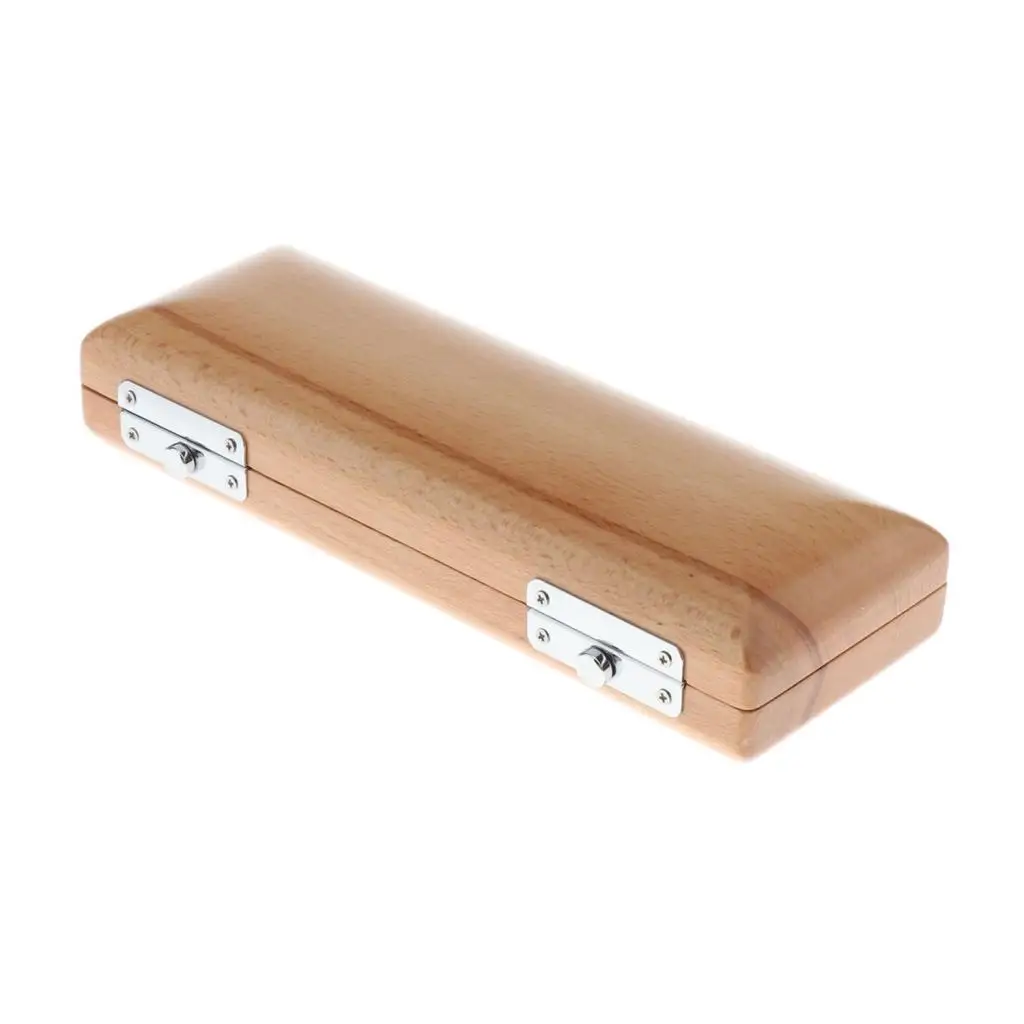 Professional Durable Wooden Piccolo Hard Case Woodwind Instrument 23x8x3CM