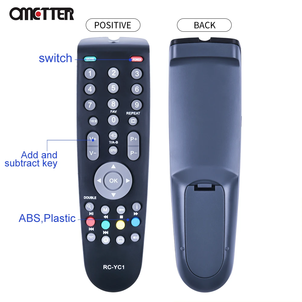 Novo adequado para grundig tv controle remoto RC-YC1