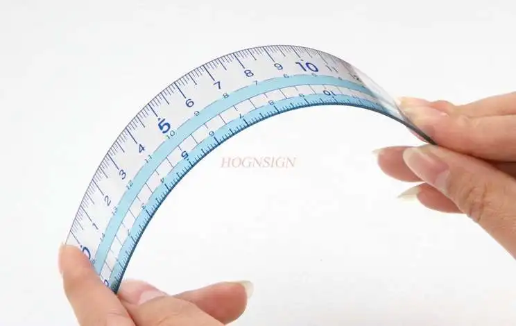 Teste do estudante não é fácil de quebrar a Régua, Triângulo Plate, transferidor, 4Pcs Set