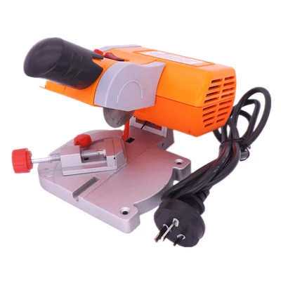 

45 Degree Mini Cutting Machine Bench Cut-off Saw Steel Blade Diy Tools For cutting Metal Wood Plastic With Adjust Miter Gauge