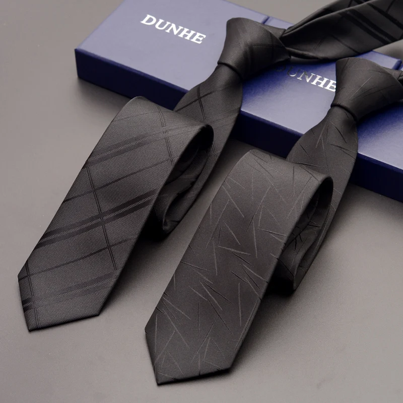 High Quality 2022 Fashion New Business Wedding Ties for Men Tie slim 6cm Necktie Designers Brand Casual Neck Tie with Gift Box