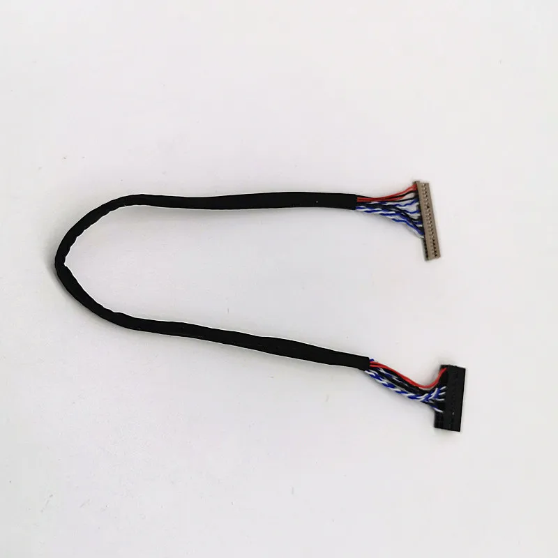 Universal notebook screen DF14 20 Pin 1ch 6-bit LVDS Cable 25cm For 6.5-17 inch LCD Panel