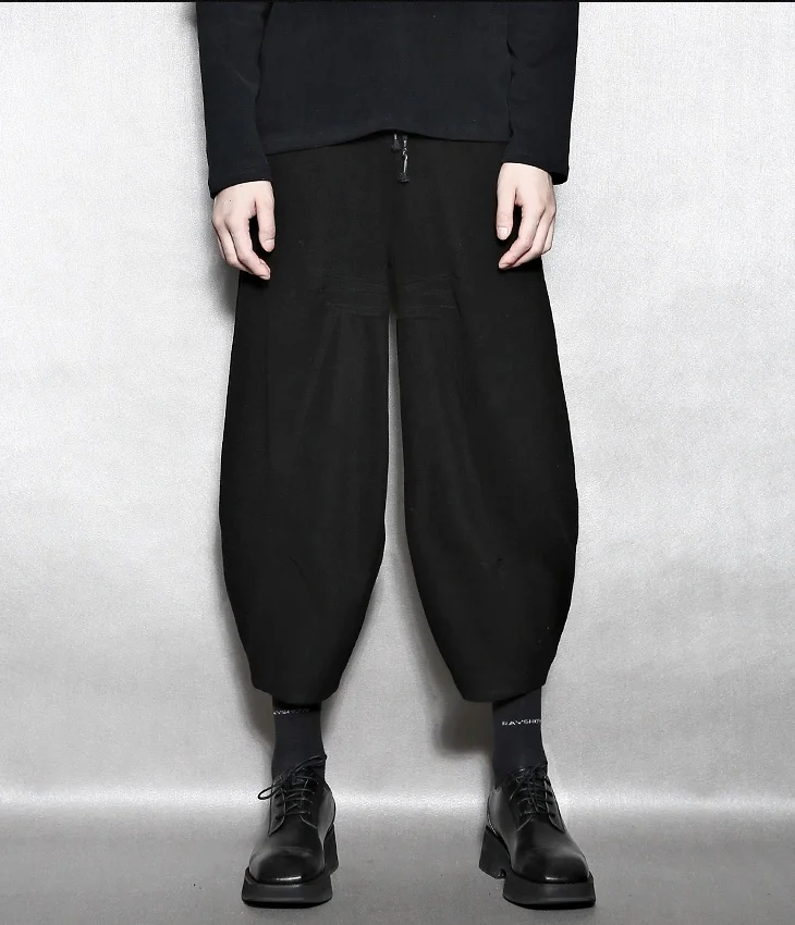 

Men's Pants Black Casual Large Loose Spring And Summer New Simple Trend Men's Fashion Harlan Pants Fashion Personality