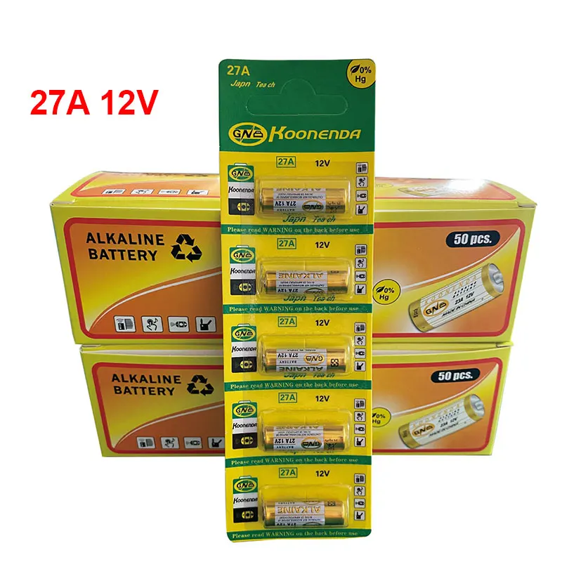 New 10PCS 27A 12V Dry Alkaline Battery A27 G27A 27MN MS27 GP27A L828 V27GA ALK27A For Doorbell,Walkman,Car Alarm,Remote control