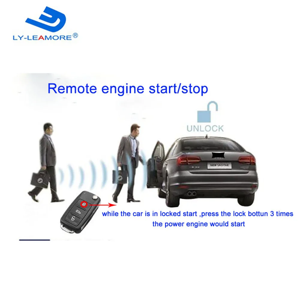 Remote Engine Start System For CAMRY 2018 2019 2020 With Car Alarm Function Made In China 433 MHZ Origina Car  DC 12 V