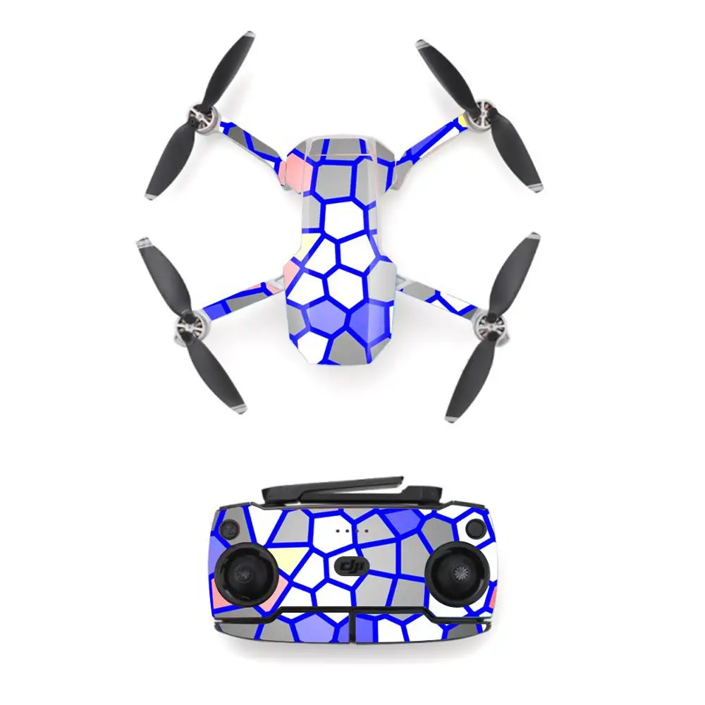 Camouf Style Waterproof skin Sticker for DJI Mavic Mini Drone And Remote Controller Decal Vinyl Skins Cover 9 Styles Available