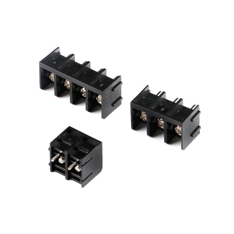 5Pcs KF55C-10.0 HB611-6.35 HB762-7.62 HB825-8.25 HB9500-9.5 DIP Connector Socket 2P 3P 4P Plug BLACK Connector DIY New